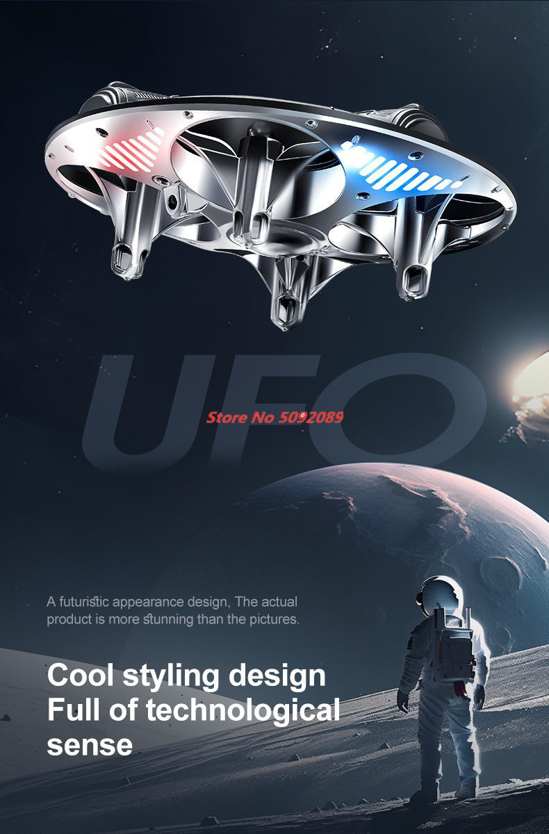 Outdoor Lighting Remote Control - Mini Drone Quadricoptère Télécommandé Intelligent 2.4G