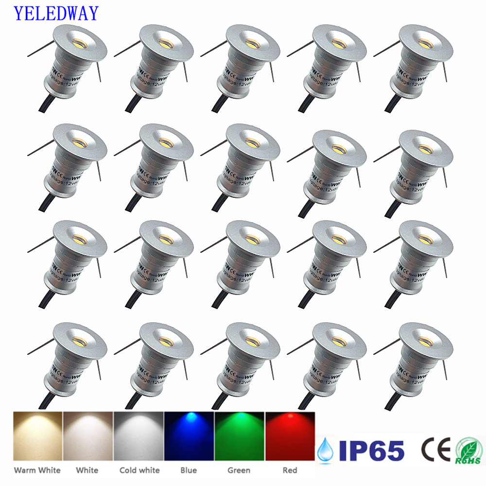 Outdoor Lighting Restaurant - Mini spot encastré 1W pour extérieur,
