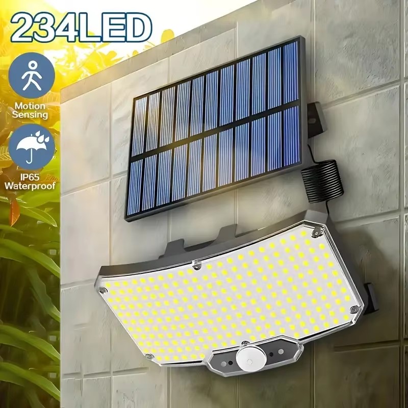 Outdoor Lighting With Sensor - Lampes solaires d'extérieur 234 LED avec