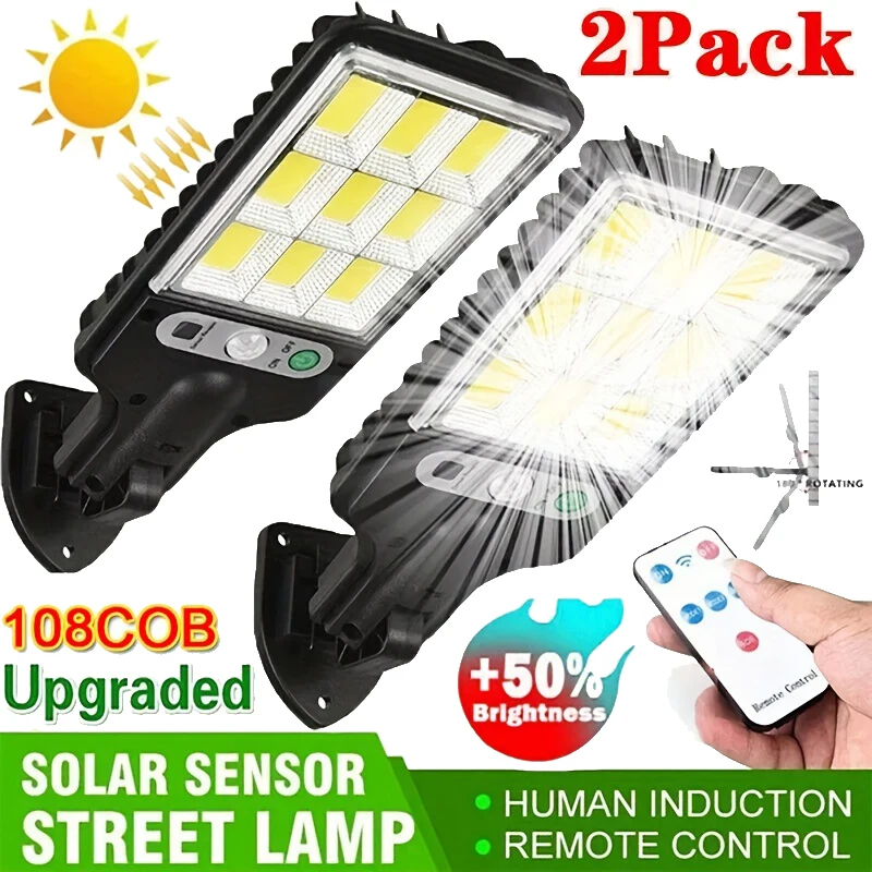 Outdoor Lighting Amazon - Puissante LED solaire extérieure LED cour