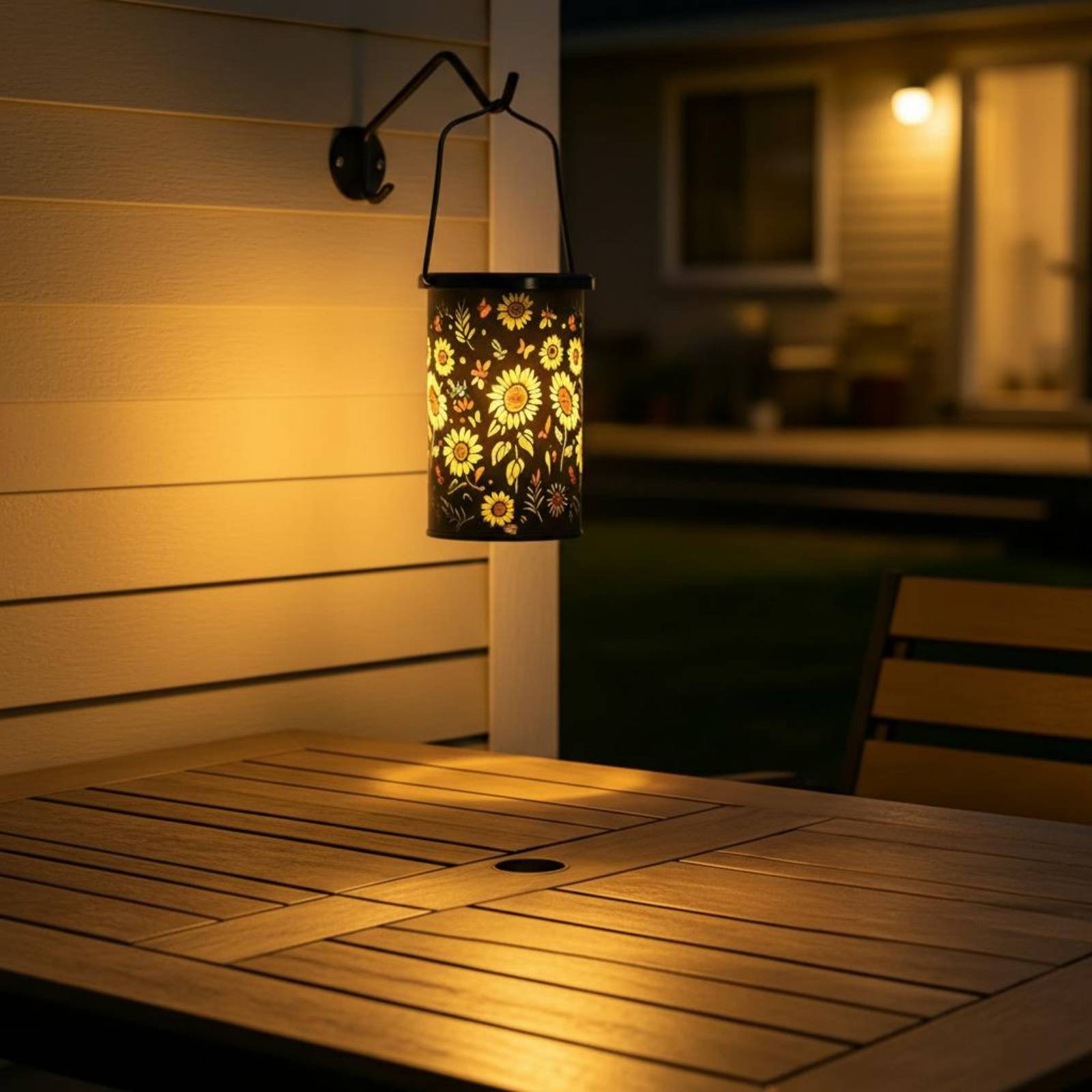 Outdoor Lighting Battery Powered - Lanterne solaire suspendue au design vintage