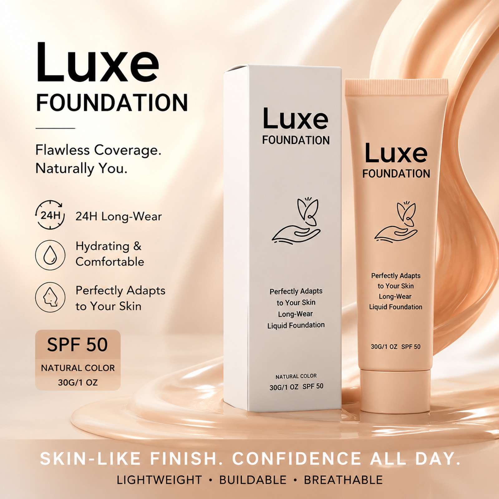 Color Changing Outdoor - Fond de teint SPF 50+ changeant