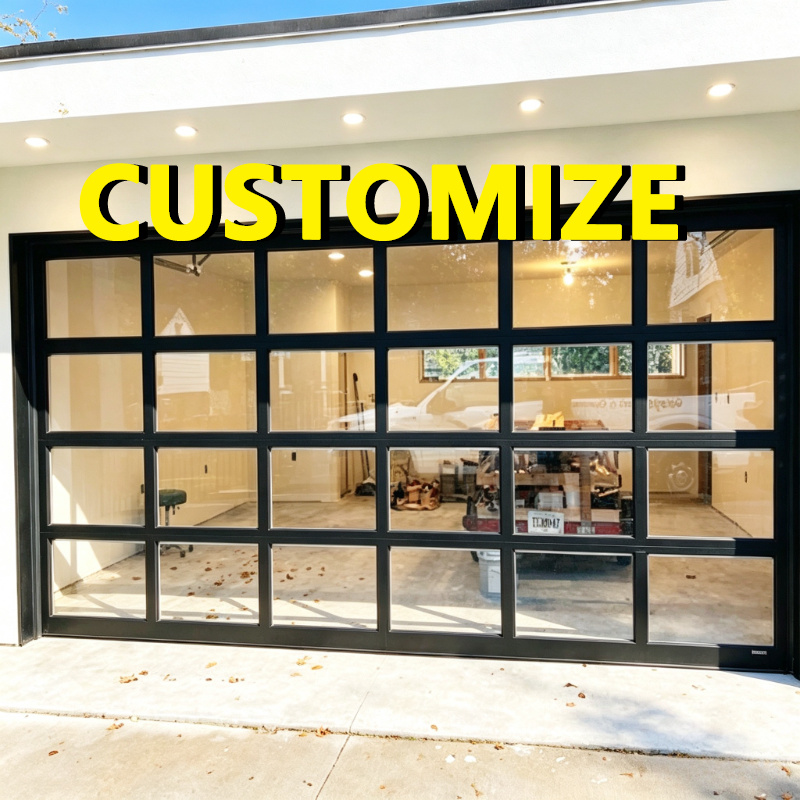 Outdoor Lighting Modern - Porte de garage sectionnelle sur mesure