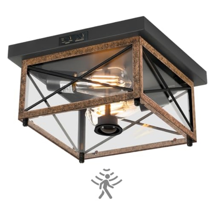 Outdoor Lighting With Sensor - Plafonnier extérieur avec détecteur de mouvement,