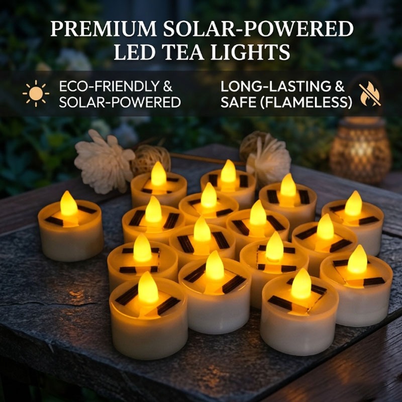 Outdoor Lighting Dusk To Dawn - Bougies LED solaires sans flamme, étanches