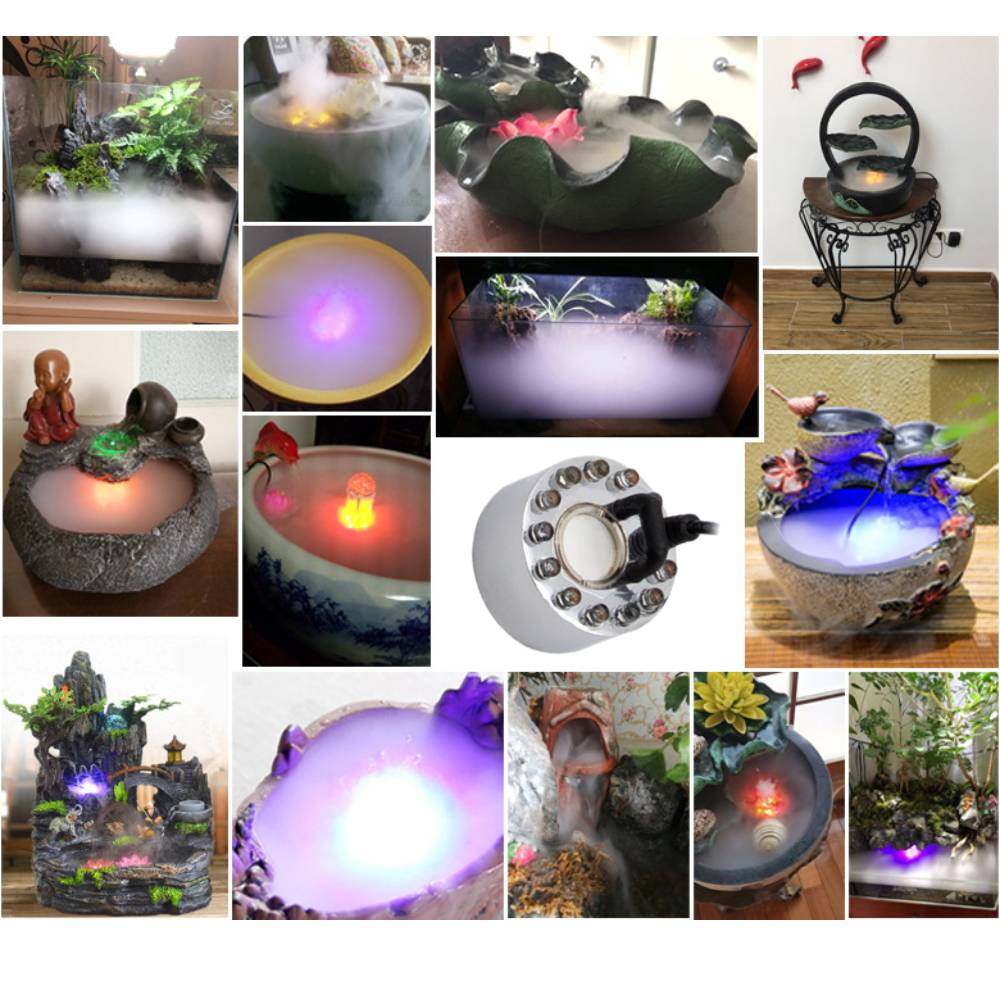 Color Changing Outdoor - Fontaine à brume étanche 12 LED