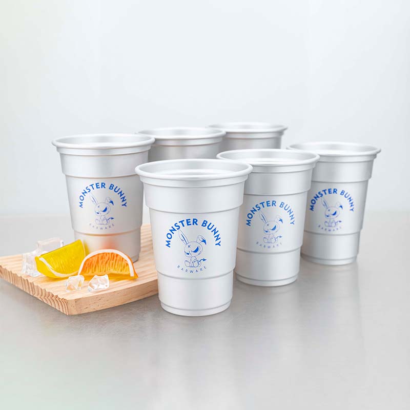 Color Changing Outdoor - Tasses en aluminium thermoréactives 480 ml,