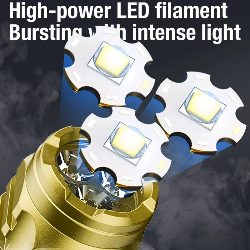 Lampe de poche LED haute puiss - Outdoor Lighting Battery Powered avis et prix