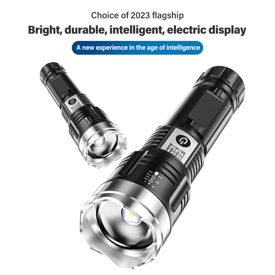 Lampe de poche LED haute puiss - Outdoor Lighting Battery Powered avis et prix