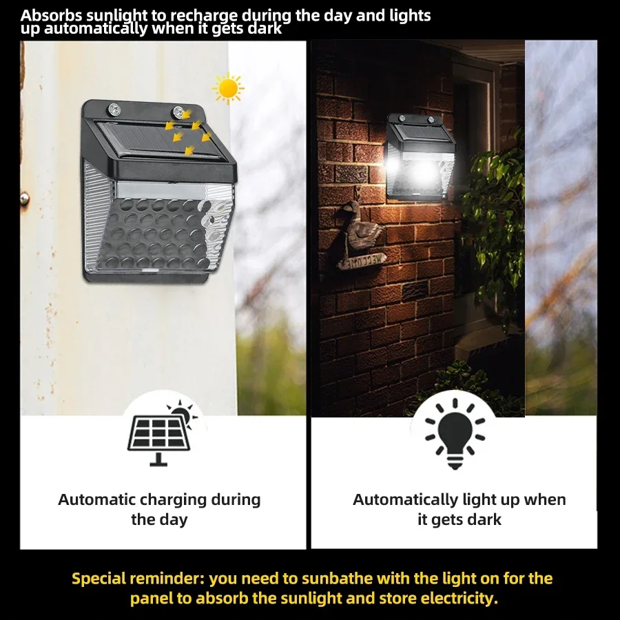 Lampe solaire LED avec capteur - Outdoor Lighting With Sensor avis et prix