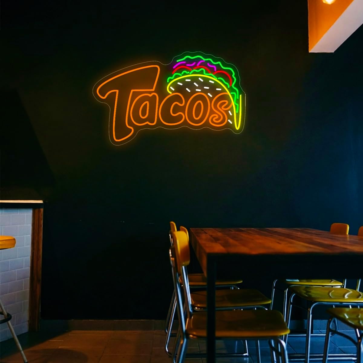Enseigne néon LED Tacos, Lampe - Outdoor Lighting Restaurant avis et prix