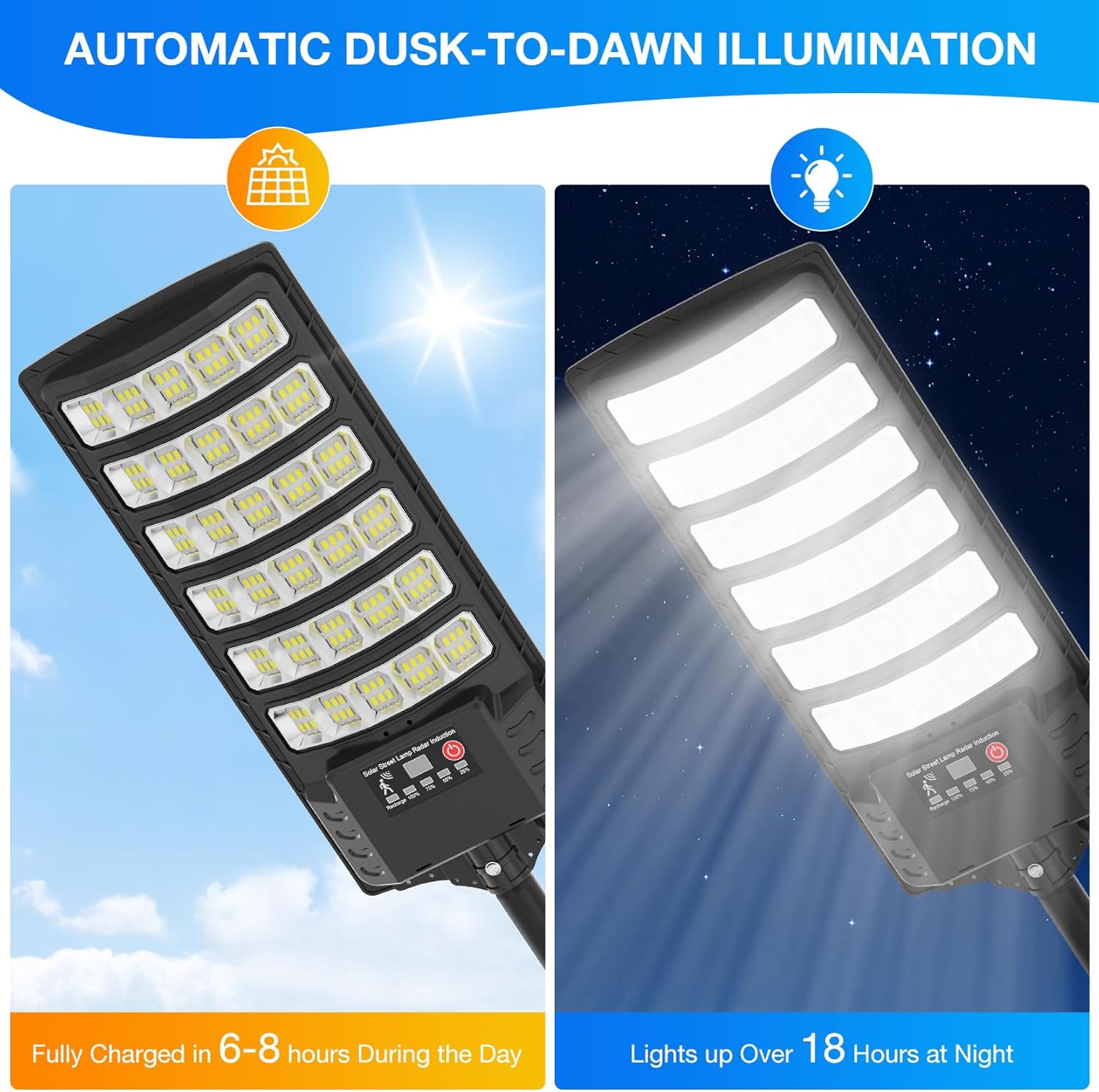 Lampadaire solaire avec suppor - Outdoor Lighting Dusk To Dawn avis et prix