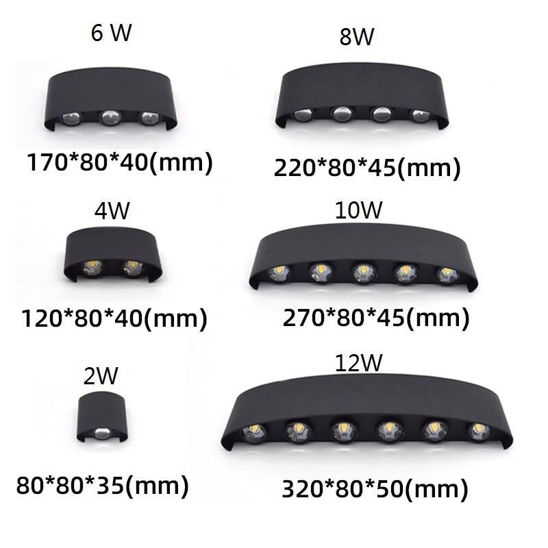 Applique murale LED 2W 4W 6W 8 - Outdoor Lighting Amazon avis et prix