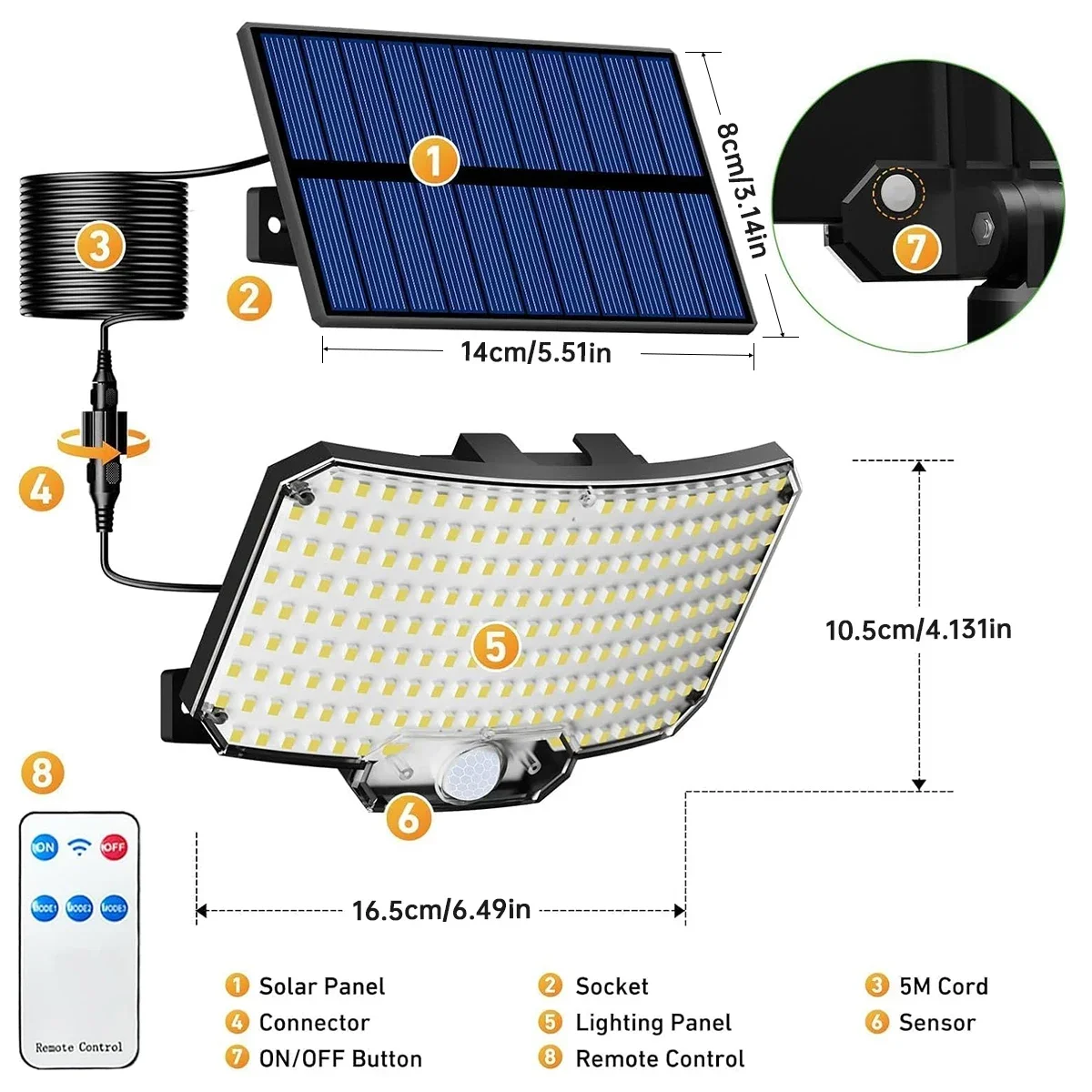 Lampes solaires d'extérieur 23 - Outdoor Lighting With Sensor avis et prix