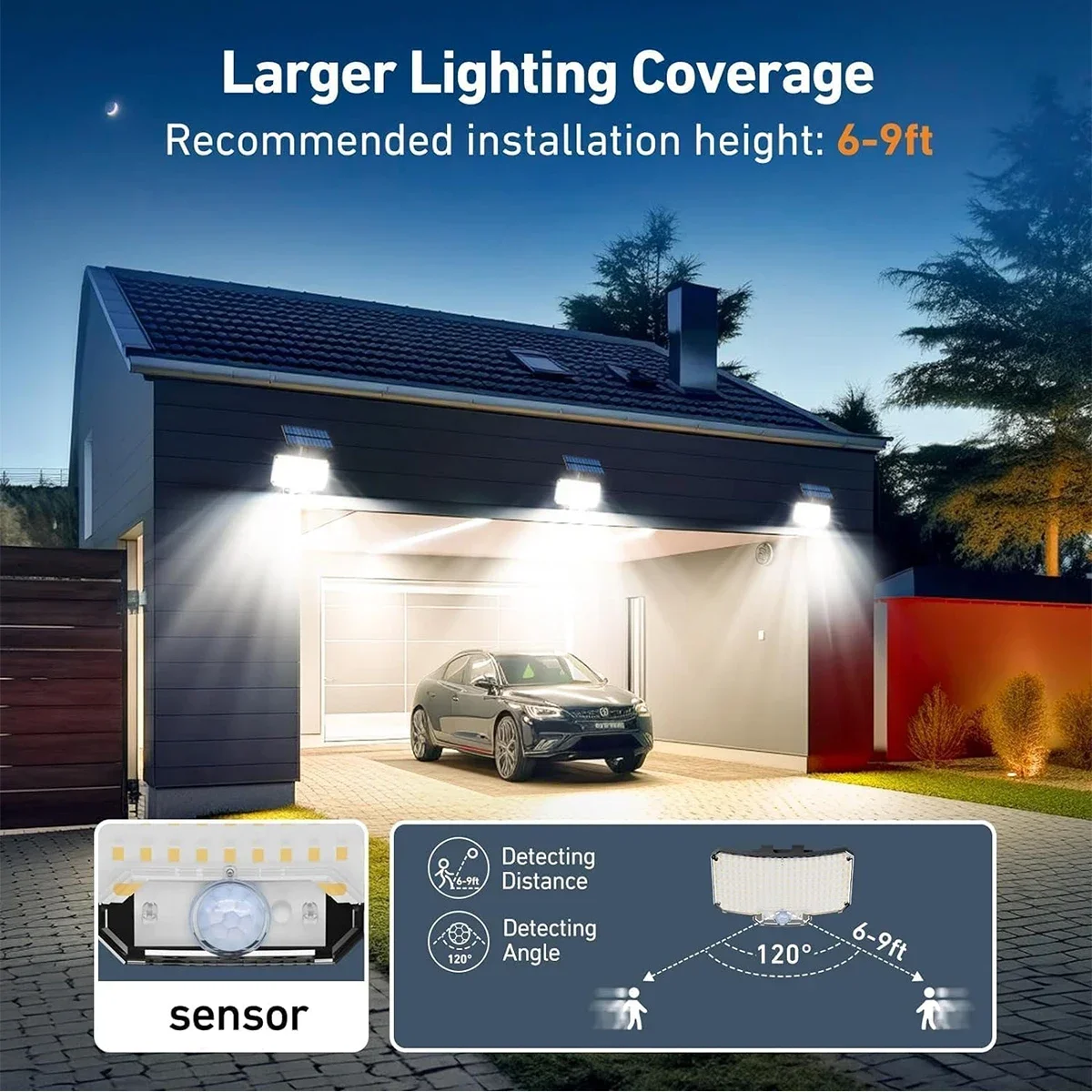 Lampes solaires d'extérieur 23 - Outdoor Lighting With Sensor avis et prix