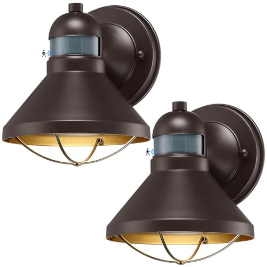 Lot de 2 appliques murales LED - Outdoor Lighting With Sensor avis et prix