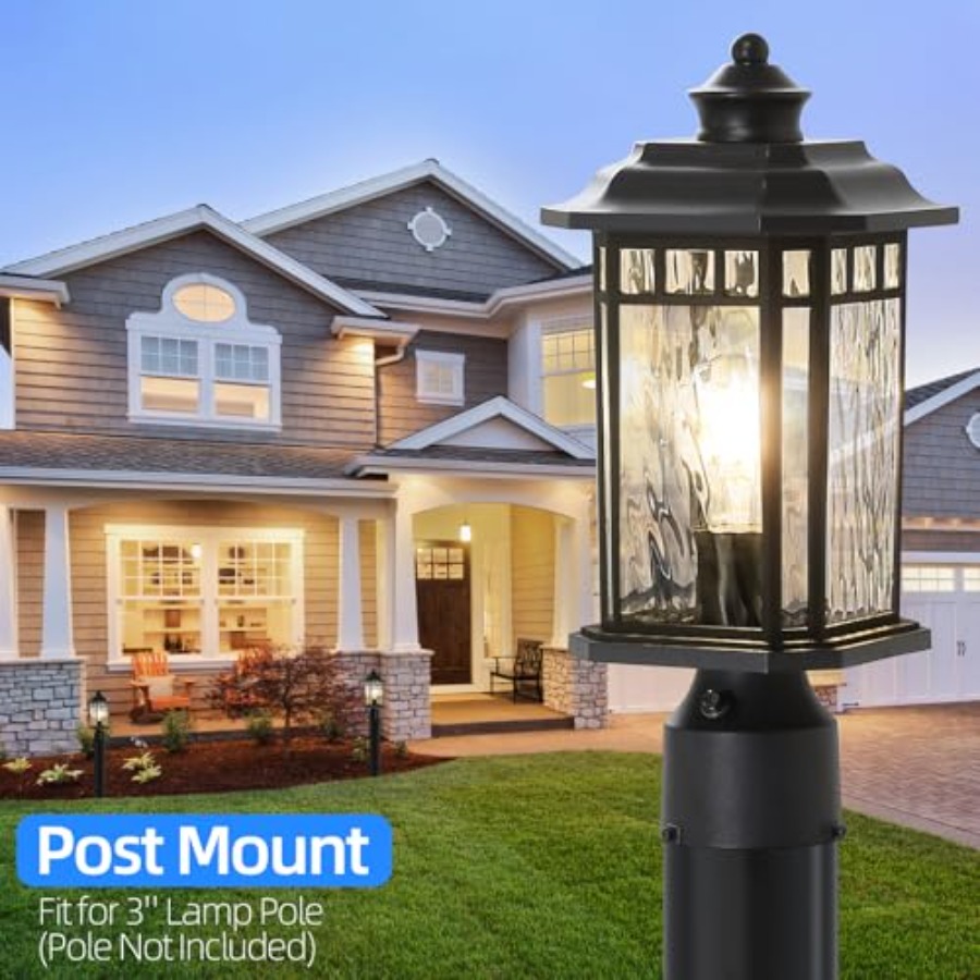 Lot de 2 lampadaires d'extérie - Outdoor Lighting Dusk To Dawn avis et prix