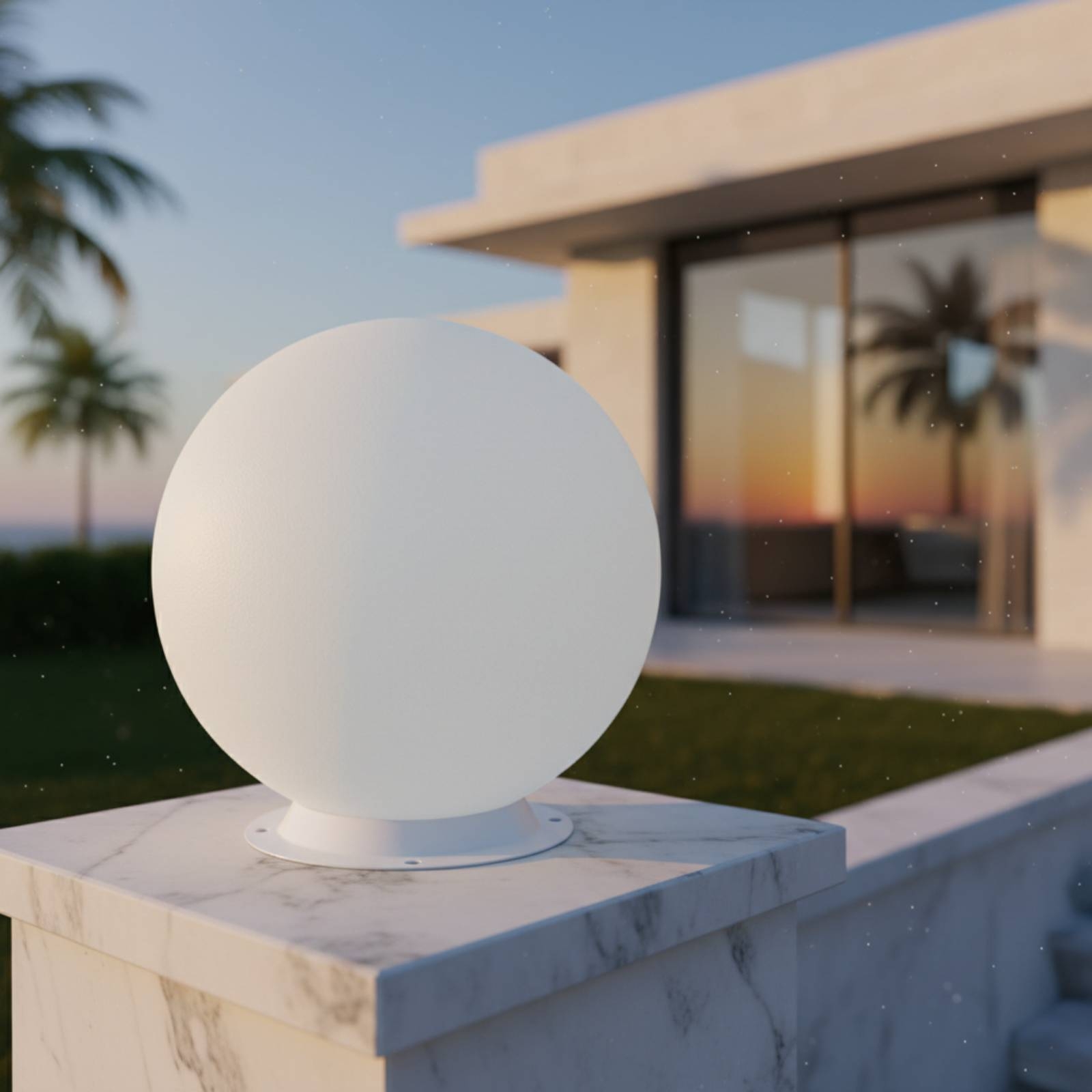 Lampe solaire pour poteau, lum - Outdoor Lighting Modern avis et prix