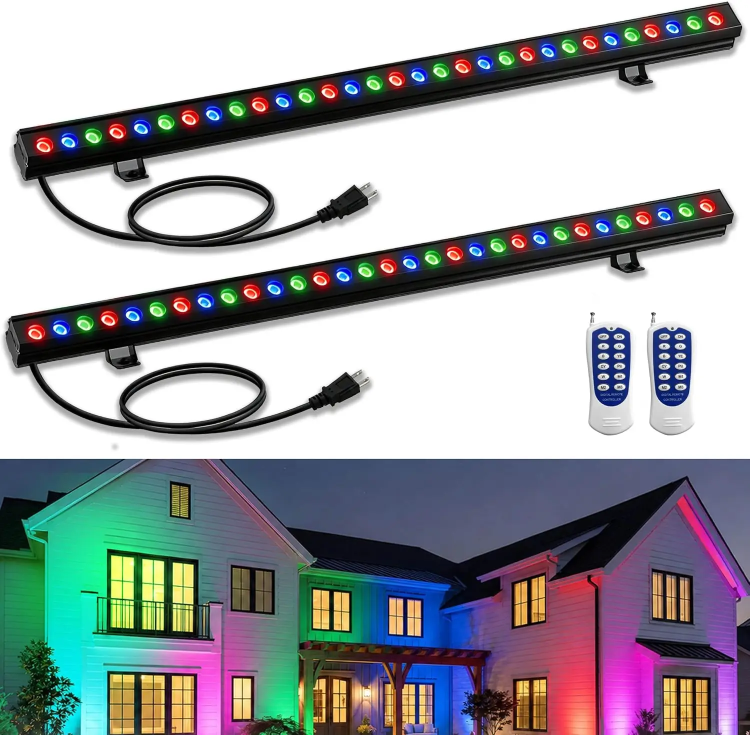 Pack de 2 projecteurs muraux R - Color Changing Outdoor avis et prix
