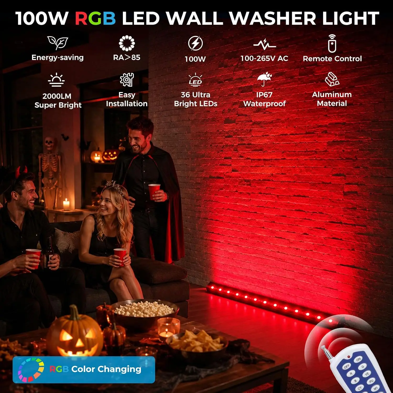 Pack de 2 projecteurs muraux R - Color Changing Outdoor avis et prix