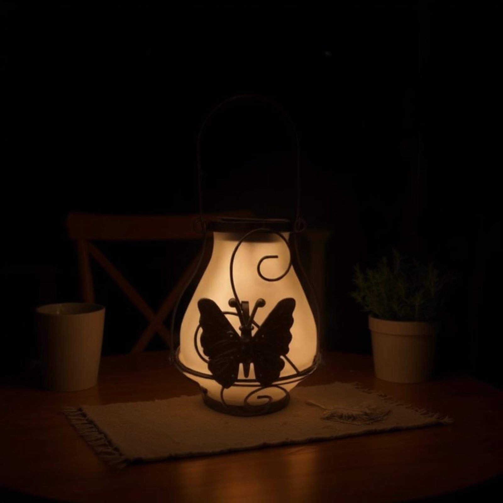 Lanterne solaire en forme de p - Outdoor Lighting Battery Powered avis et prix