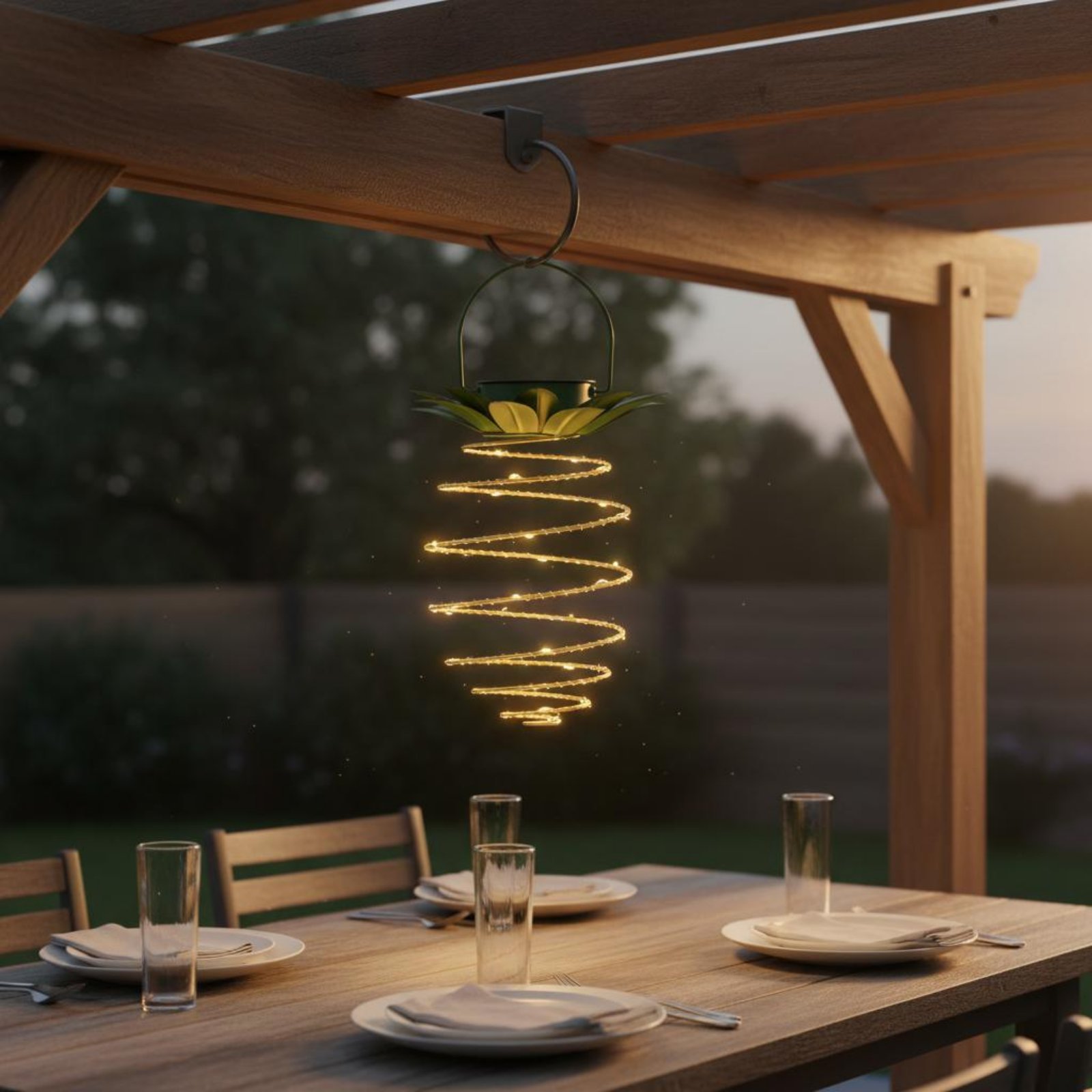 Lampe solaire en forme d'anana - Outdoor Lighting Battery Powered avis et prix