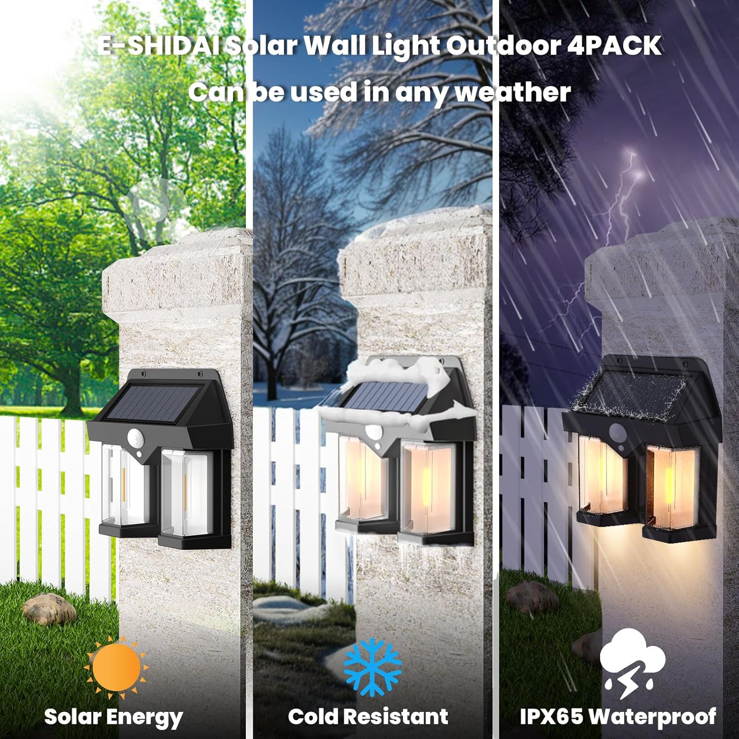 Lampe murale solaire vintage p - Outdoor Lighting Amazon avis et prix