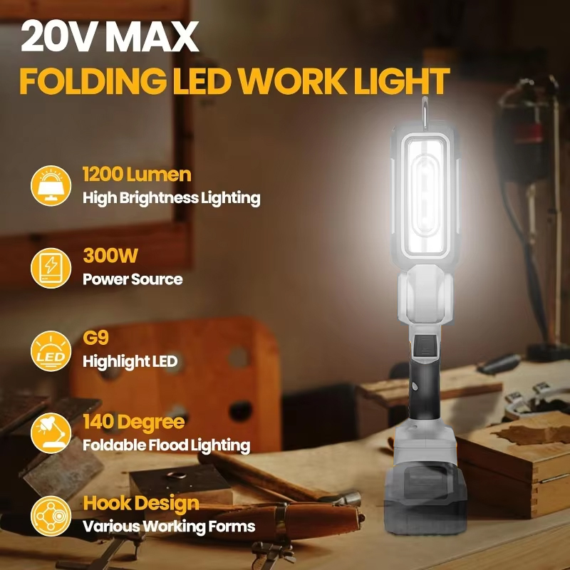 Lampe de travail LED sans fil  - Outdoor Lighting Milwaukee avis et prix