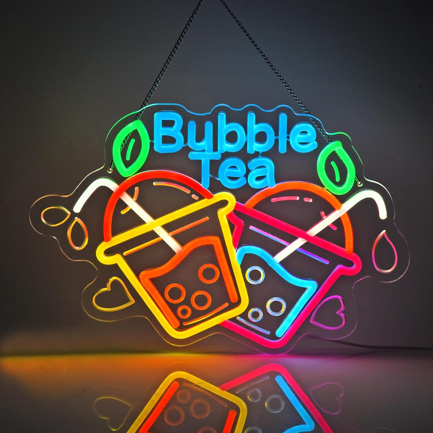 Enseigne néon Bubble Tea avec  - Outdoor Lighting Restaurant avis et prix