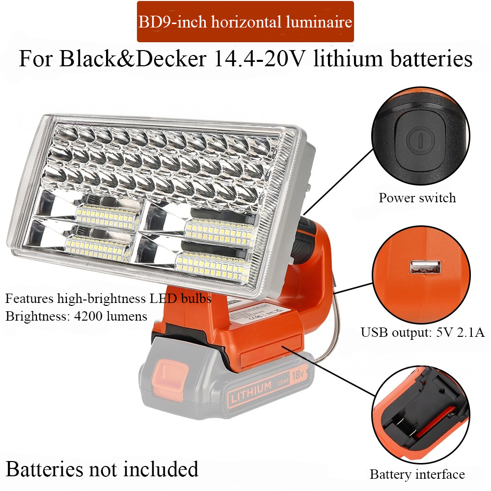Torche sans fil 40W, lampe de  - Outdoor Lighting Milwaukee avis et prix