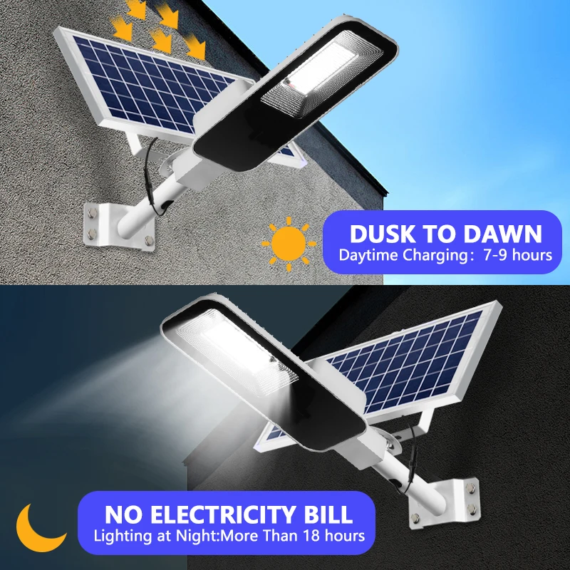 200W lumière solaire puissante - Outdoor Lighting Dusk To Dawn avis et prix