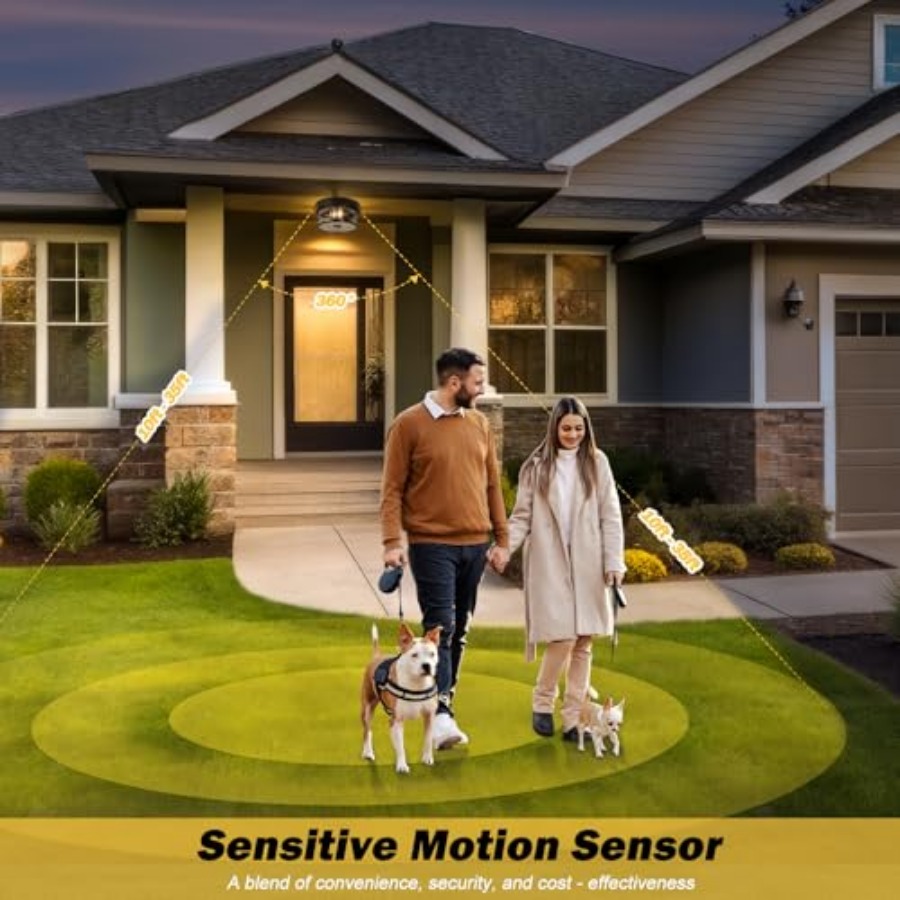 Plafonnier extérieur à détecte - Outdoor Lighting With Sensor avis et prix