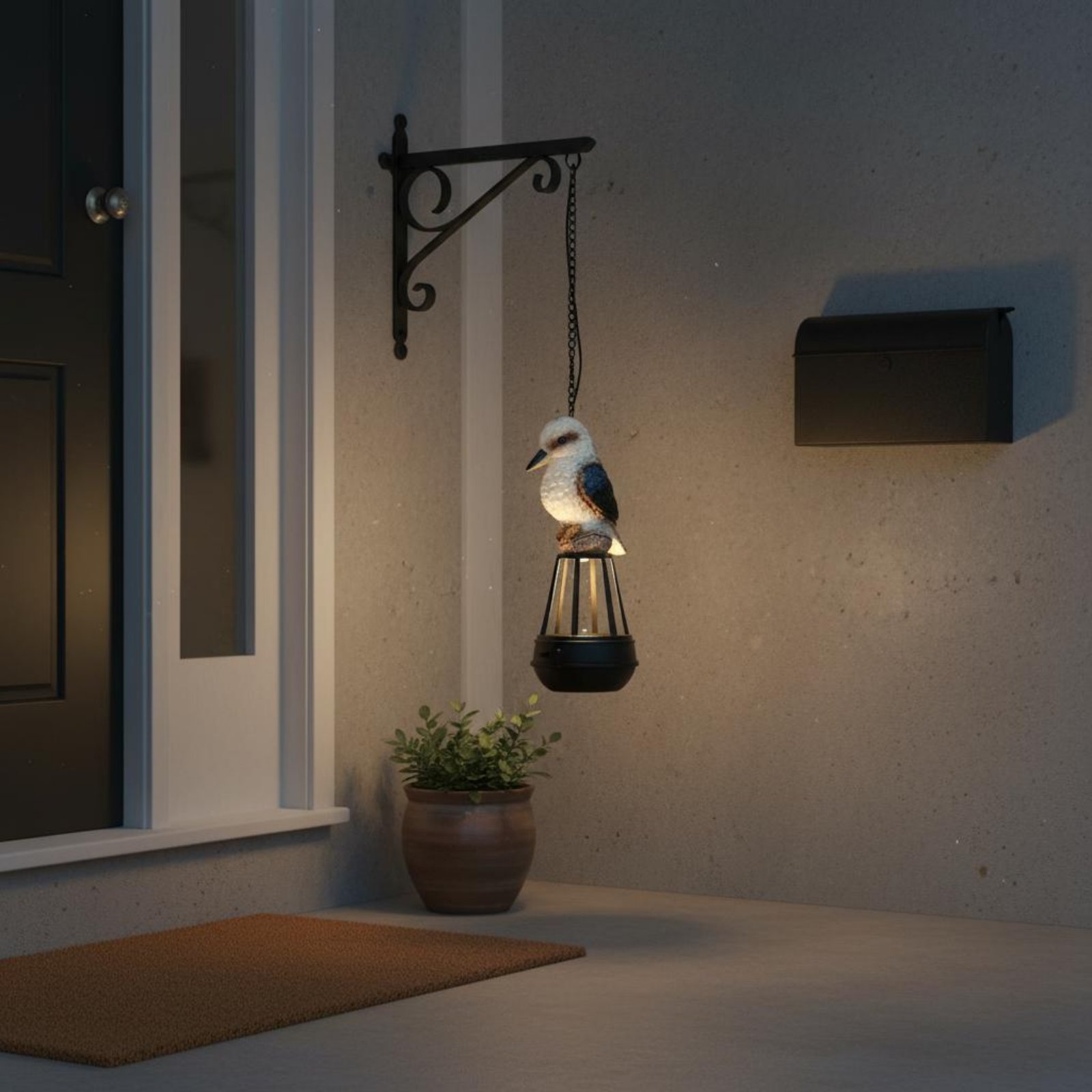 Lampe solaire suspendue en for - Outdoor Lighting Modern avis et prix