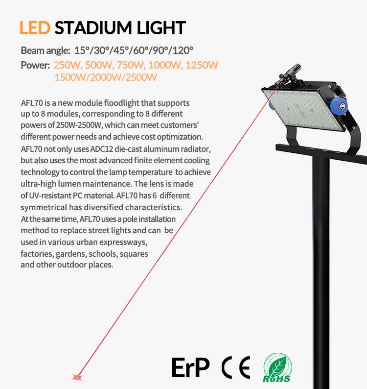 Haute qualité 500W 1000W 1500W - Quality Outdoor Lighting Fixtures avis et prix