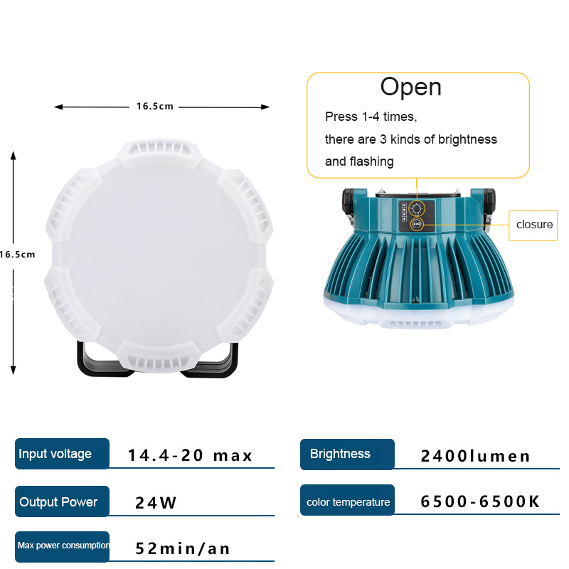 Lampe de travail LED 24W pour  - Outdoor Lighting Milwaukee avis et prix