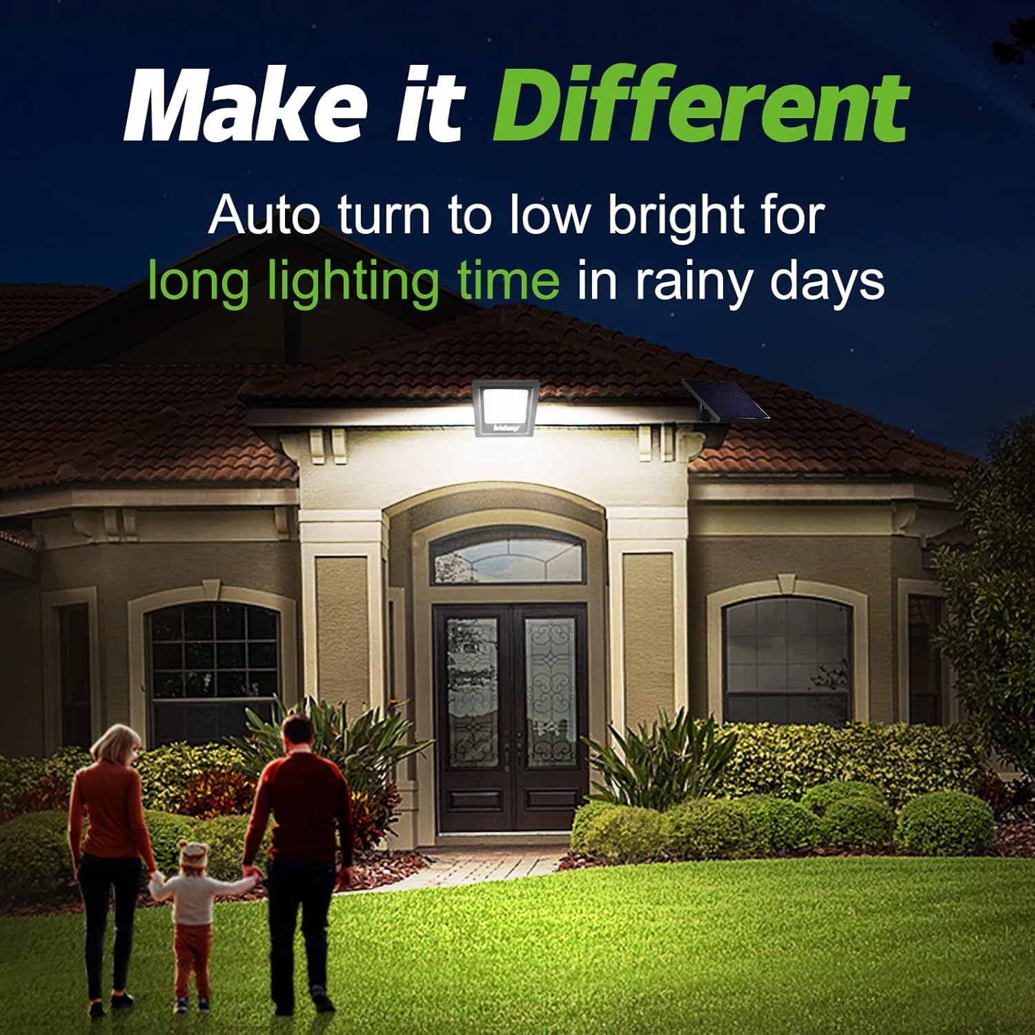Projecteur solaire extérieur I - Outdoor Lighting Dusk To Dawn avis et prix