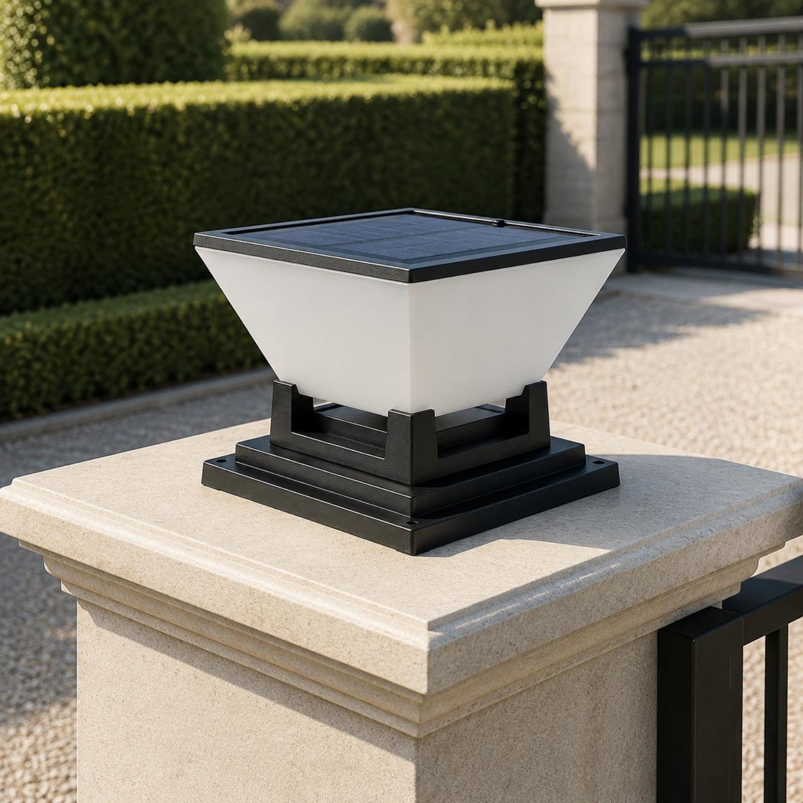 Lampe solaire pour poteau, rés - Outdoor Lighting Modern avis et prix