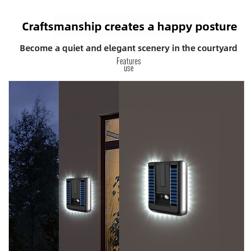 Nouveau Lampe murale solaire p - Motion Sensor Outdoor avis et prix